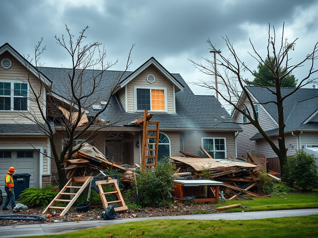 Storm and Natural Disaster Damage Cleanup