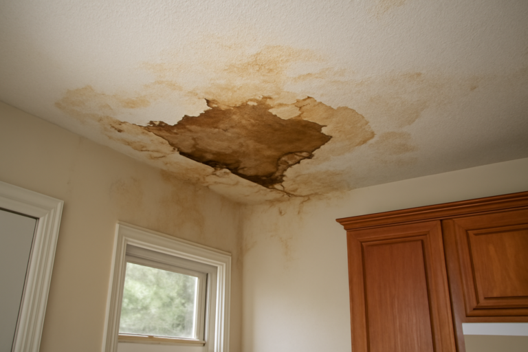 Ceiling Drywall Water Damage Restoration