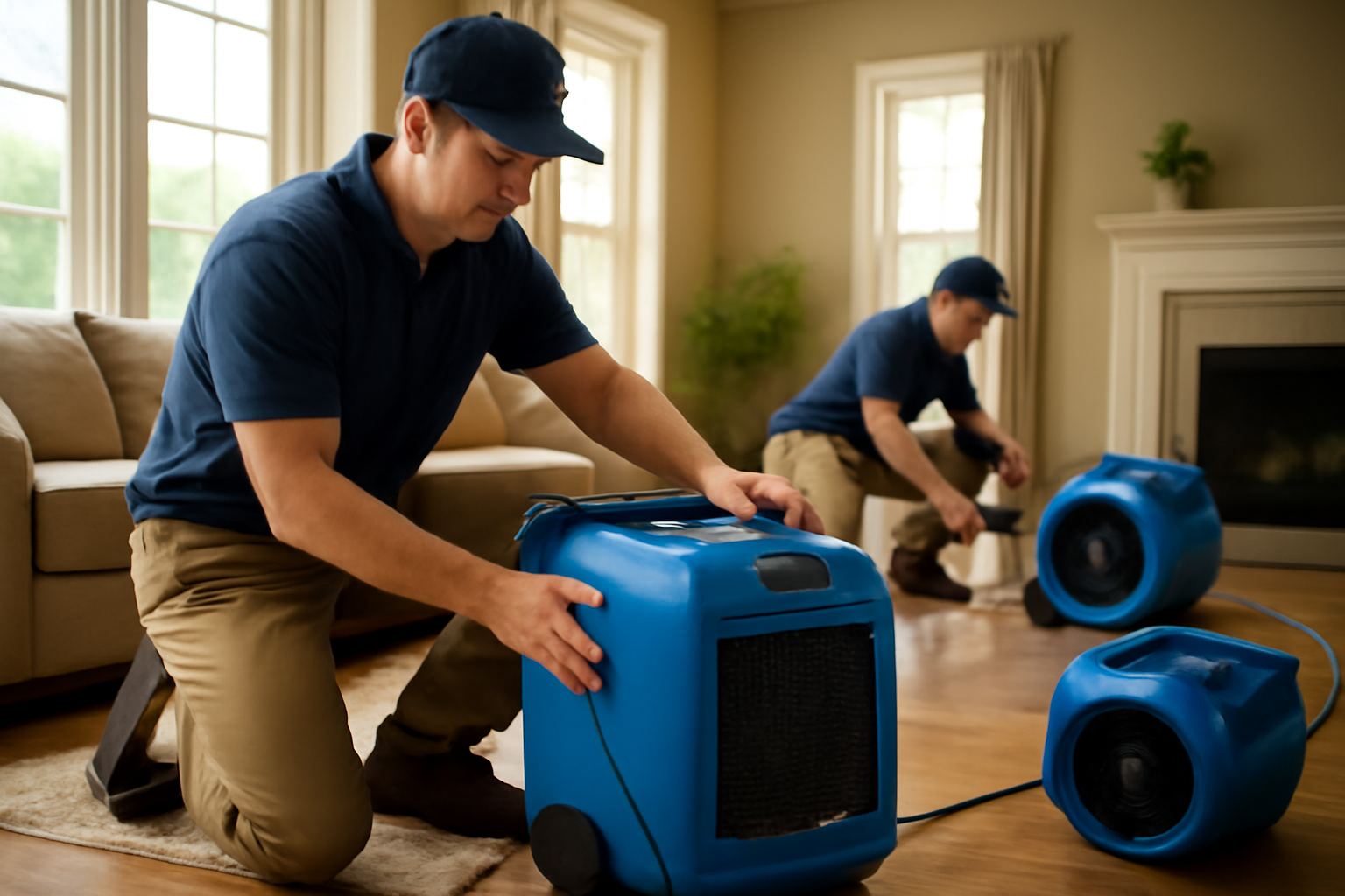 Water damage restoration service