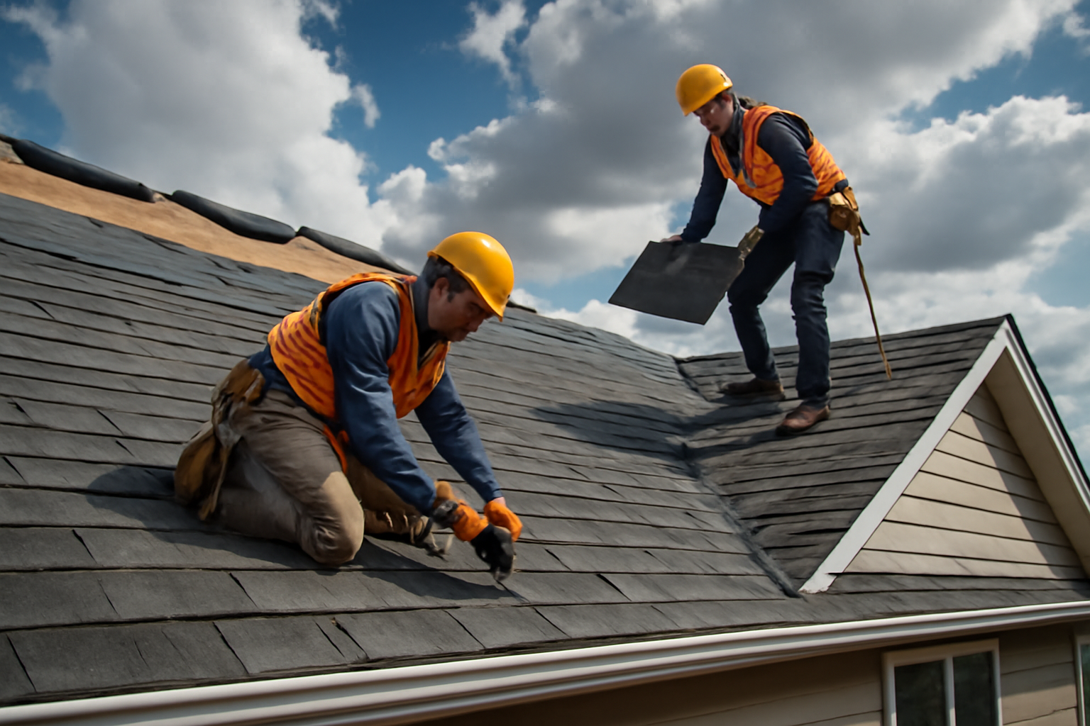 Storm damage repair service